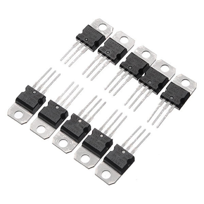 100PCS LM317T TO-220 LM317 TO220 Original IC Adjustable Regulators Transistor