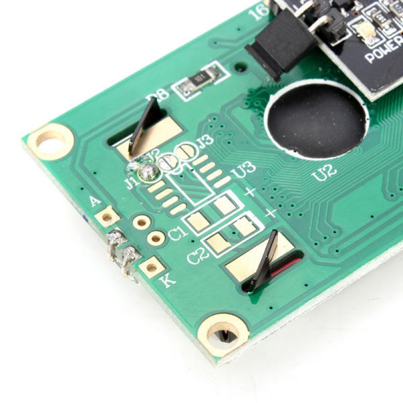 3Pcs IIC/I2C 1602 Yellow Green Backlight LCD Display Module