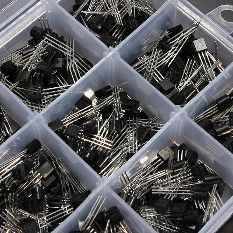 3 Set 600 Pcs 15 Value Transistor TO-92 Assortment Box Kit