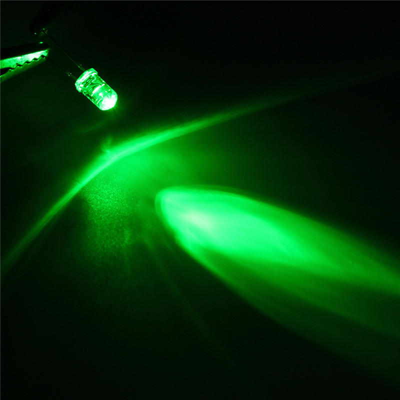 50Pcs 5mm Round Red Green Blue Yellow White Water Clear Diffused LED Light Diode Lamp