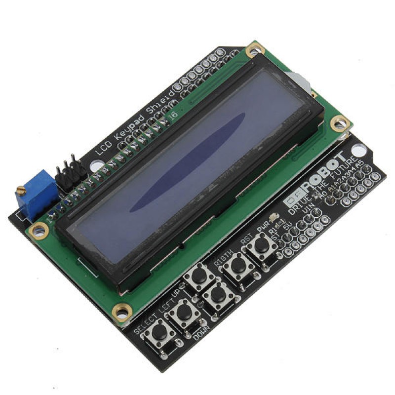 5Pcs Keypad Shield Blue Backlight Robot LCD 1602 Board