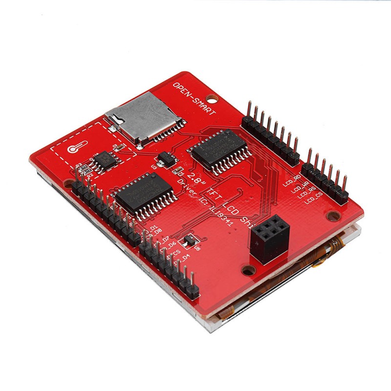 OPEN-SMART 2.8 Inch TFT RM68090 Touch LCD Screen Display Shield On Board Temperature Sensor+Touch Pen UNO R3/Mega2560/Leonardo