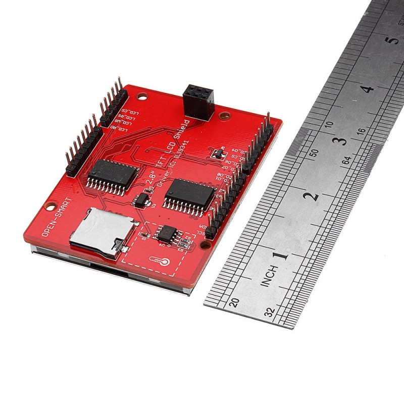 OPEN-SMART 2.8 Inch TFT RM68090 Touch LCD Screen Display Shield On Board Temperature Sensor+Touch Pen UNO R3/Mega2560/Leonardo