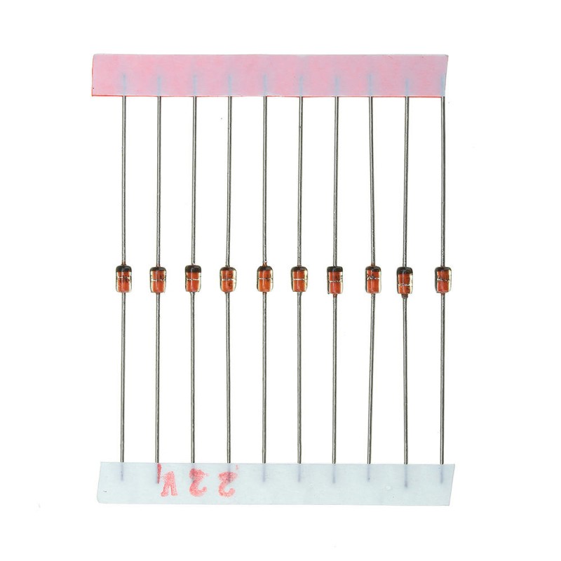 250 Pcs 25 Values 1W Zener Diode Assorted Kit 3V To 33V Assortment Kit