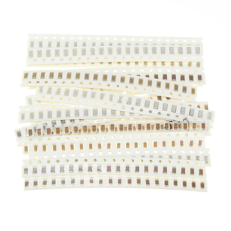 320Pcs 1206 SMD Capacitor Assorted kit 16 Values 20 Each 10pF~22uF Samples Kit Electronic Diy Kit